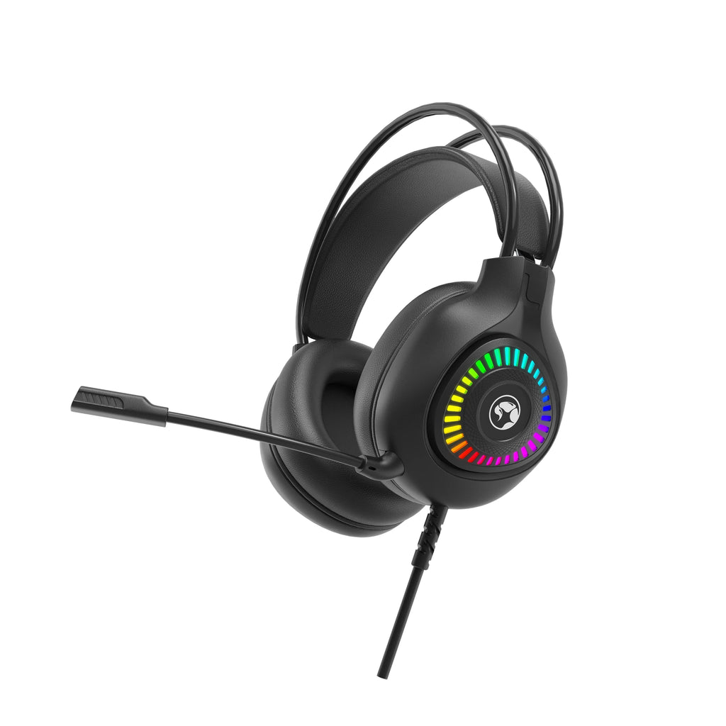 Marvo Gaming Headphones H8325 – Cuffie Gaming RGB con Driver 50 mm – Audio Immersivo per PC & Console