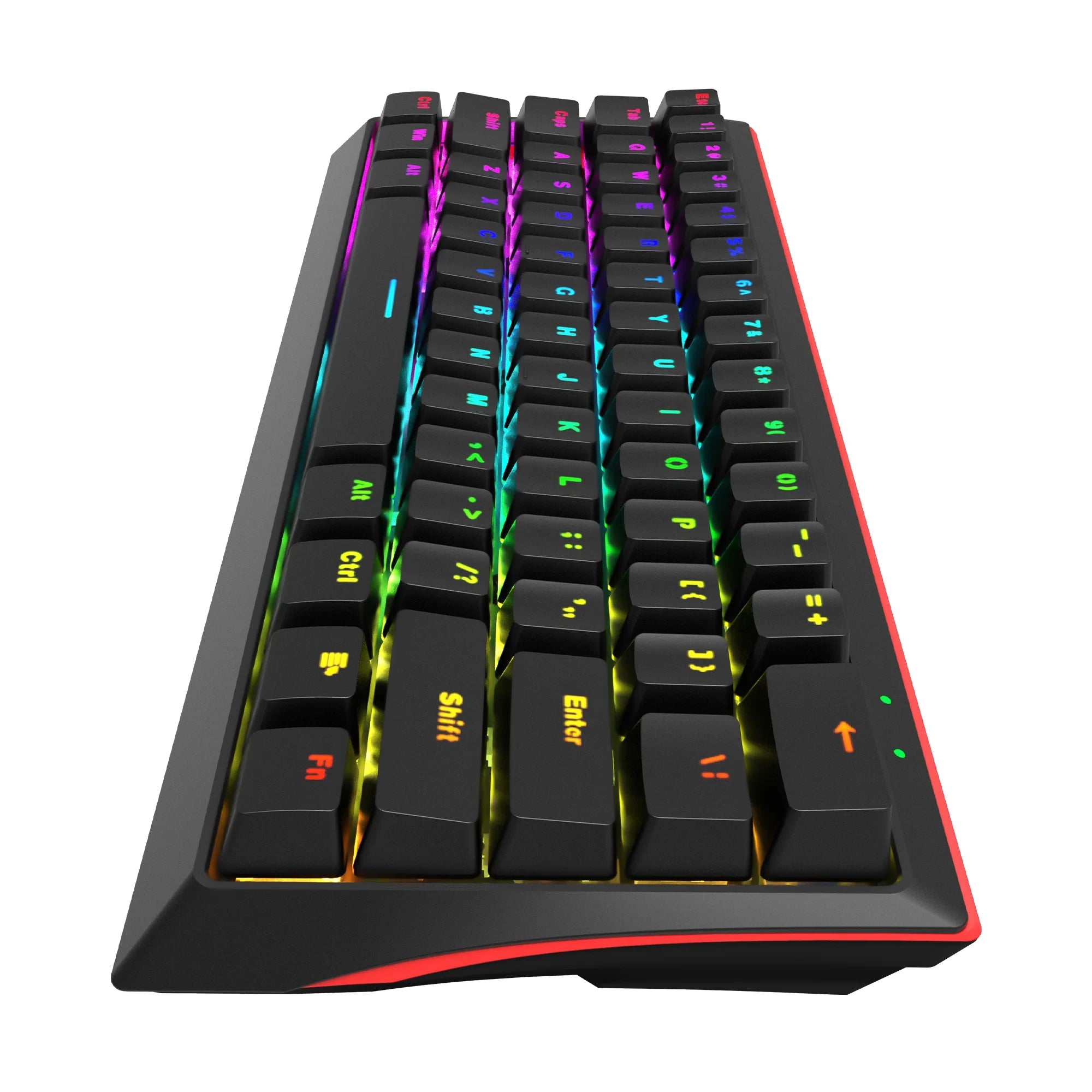 Marvo Hecate 61B KG962G – Tastiera Gaming Meccanica 61 Tasti con Blue Switches – TKL, Retroilluminazione RGB