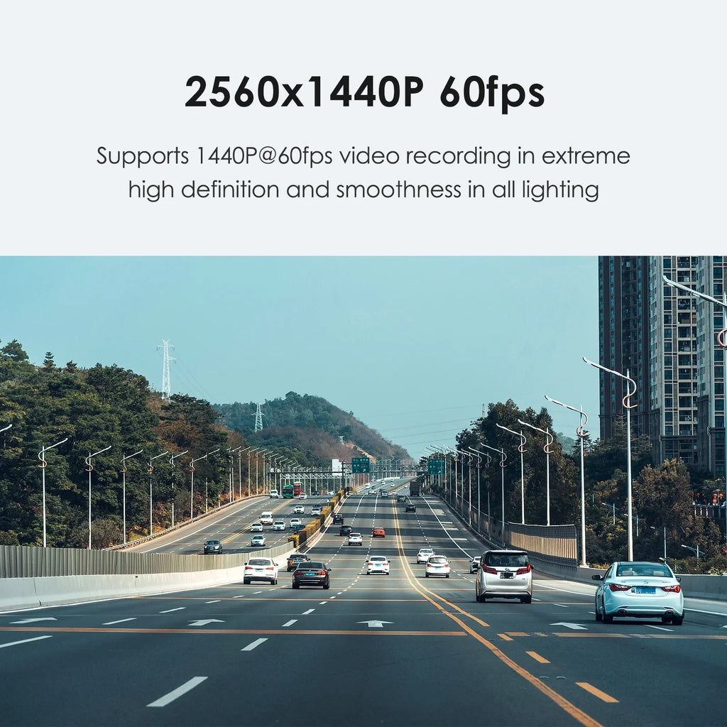 VIOFO Dash Cam A119 V3-G – Quad HD HDR con GPS & Sony STARVIS – Registrazione 1440p, Visione Notturna, Sensore Avanzato