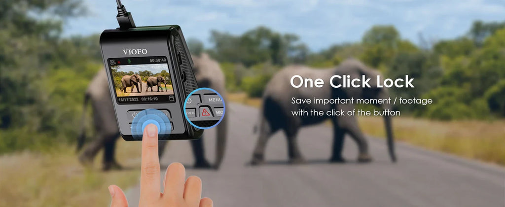 VIOFO Dash Cam A119 V3-G – Quad HD HDR con GPS & Sony STARVIS – Registrazione 1440p, Visione Notturna, Sensore Avanzato