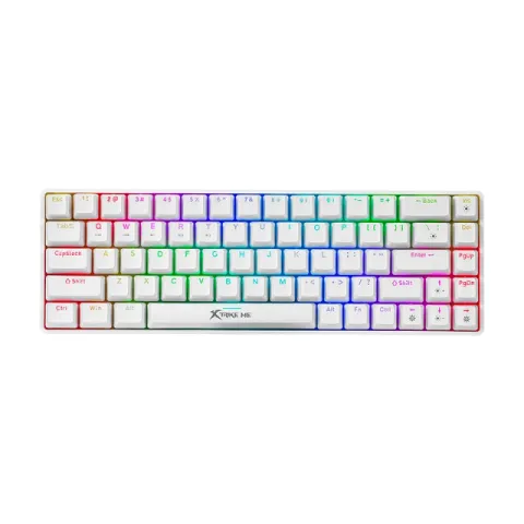 Xtrike ME Wireless Gaming Mechanical keyboard - GK-995W WH - RED switches, BT5.2, 2.4G (English US)