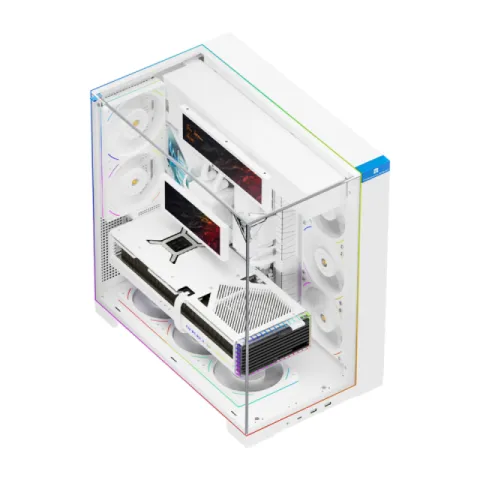 Thermalright Case ATX - TR-A70 Vision White - 9.16 inch LCD Display, USB-C