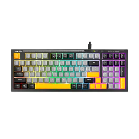Marvo Gaming Keyboard Soldat S50B - Rainbow, 98 keys - MARVO-K638B
