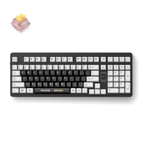 MCHOSE Wireless Gaming Mechanical Keyboard UT98 Classic Therapy - Silent Peach V3 Switch [Linear] (English US)