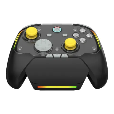 Ajazz Gamepad Set GP100 NS - Hall Effect, 1000Hz, Wireless, Bluetooth, 1000Hz - Black, Gray, Yellow