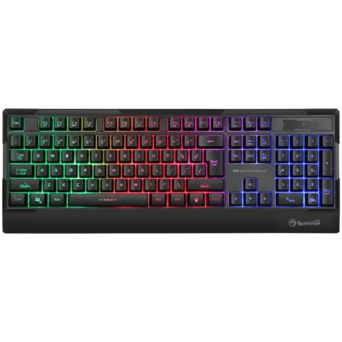 Marvo Gaming Keyboard K606 - Wrist support, 104 keys, Anti-ghosting, Backlight - MARVO-K606