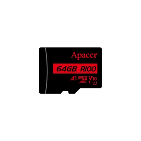 Apacer microSDXC 64GB UHS-I V10 A1, Adapter - AP64GMCSX10UB-R