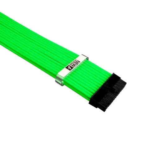 1stPlayer Custom Modding Cable Kit Neon Green - ATX24P, EPS, PCI-e - NGE-001