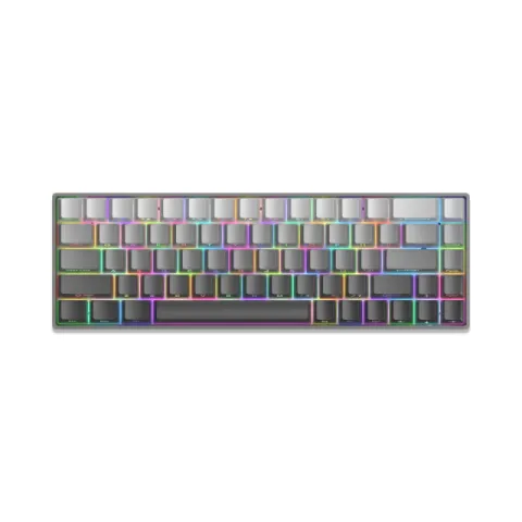 White Shark Gaming Mechanical Keyboard NUNCHAKU - Red Switches (English US), Grey