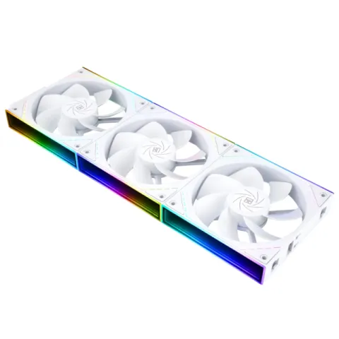 Thermalright Fan Pack 3-in-1 3x120mm - TL-M12QRW x 3 - White, Reverse, Infinity Mirror, Daisy-Chain, A-RGB