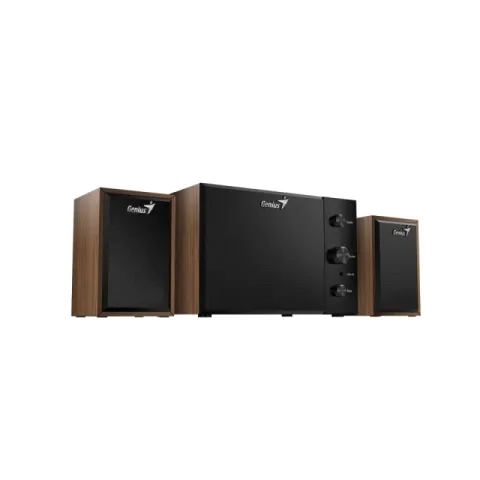 Genius Speakers 2.1 - SW-2.1 350 - 15W RMS, Wood