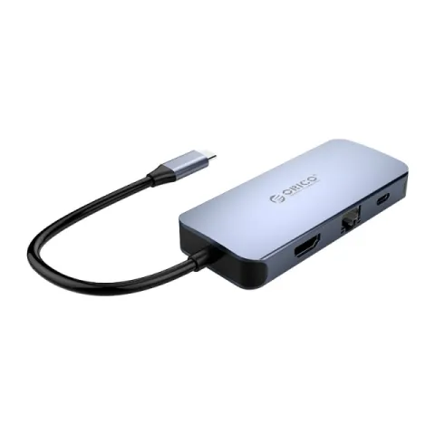 Orico Docking Station Type-C Power Distribution 3.0 100W - LAN, HDMI, Type-C x 1, USB3.0 x 3 - MC-U602P