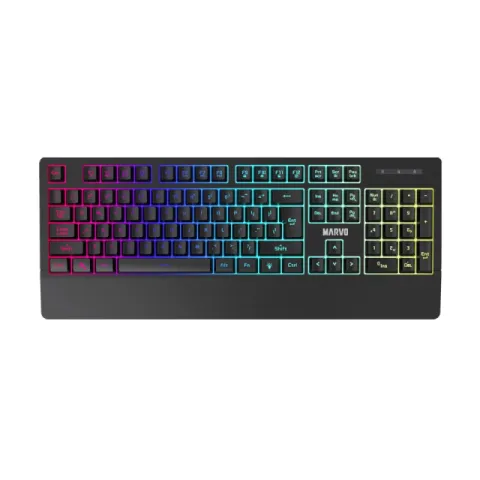 Marvo Gaming Keyboard K635 - Wrist support, 104 keys, Anti-ghosting, Backlight