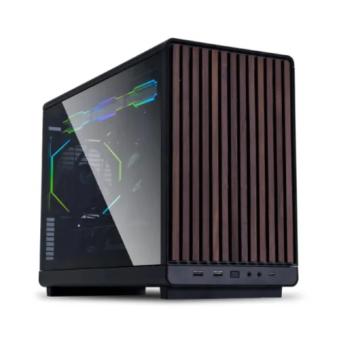 Lian Li Case mATX - DAN Cases A3 Wood - Black