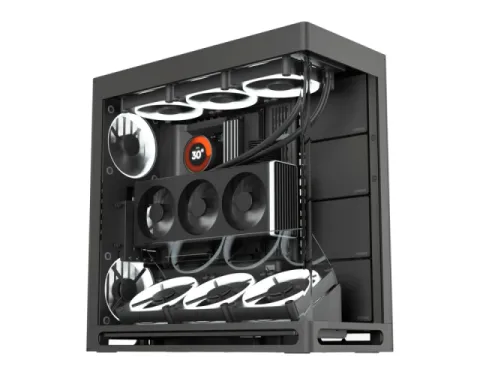 HAVN Case E-ATX - HS 420 VGPU Edition Black - PCIe Gen 5 riser included
