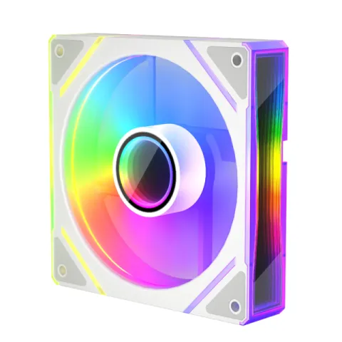 1stPlayer Fan 120mm FC7-WH - Infinity Mirror ARGB - White