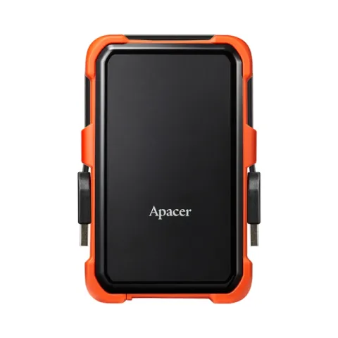 Apacer Portable Hard Drive AC630 2TB USB 3.2 Gen 1, Military-Grade, Shockproof, Black