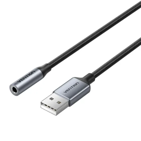 Vention USB Sound card 1-Port 0.25M Gray - CVFHC