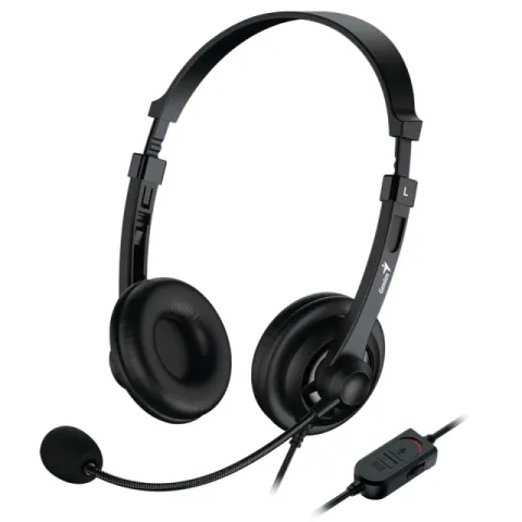 Genius Headset HS-230U - USB, Mic, Black