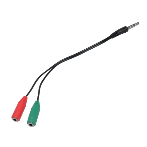 Makki Adapter 3.5mm 4pin M / 2 x 3.5mm F - MAKKI-CBL-SP35