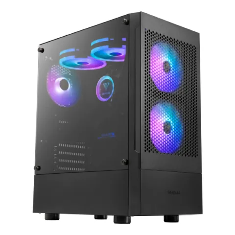 Gamdias Case ATX - TALOS E3 MESH - aRGB, Tempered Glass