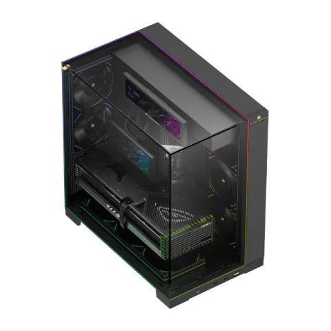 Thermalright Case ATX - TR-A70 Vision Black - 9.16 inch LCD Display, USB-C