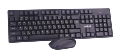 Makki Keyboard+Mouse Wireless 2.4G BG - MAKKI-KBX-008