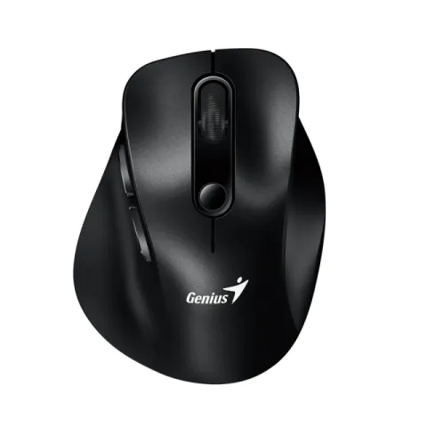 Genius Wireless Silent Mouse Ergo 9000S - Silent, Bluetooth, 2.4G, Black