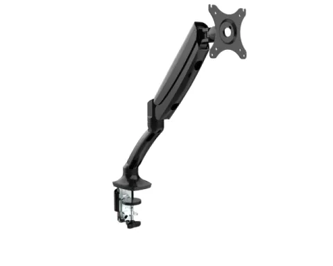 Makki Monitor Mount - GL501 Aluminuim Black - 1 Monitor, Gas Lifter - MA-GL501-BK
