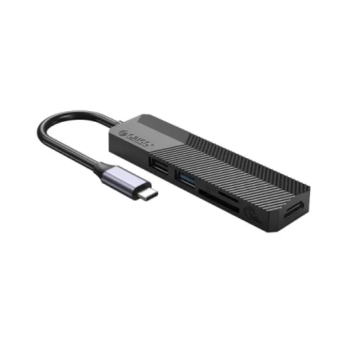Orico Docking Station Type-C 5-in-1 - MDK-5P Black - Card Reader, HDMI, USB3.0 x1, USB2.0 x1