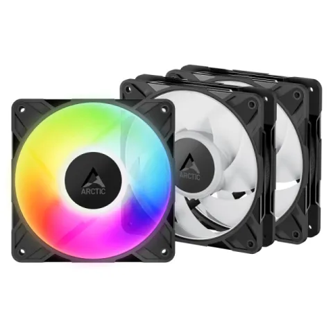 Arctic Fan Pack 3-in-1 - P12 Pro A-RGB (Black)