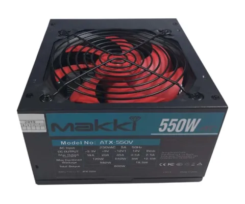 Makki PSU 550W PFC - MAKKI-ATX-550V