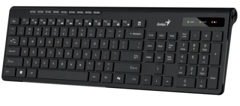 Genius Wireless Slim Keyboard SlimStar 7230 Black - AI, BG, 2.4Ghz