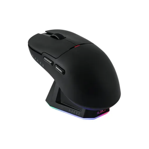 Ajazz AJ159P MC - Wireless Gaming Mouse - 1K, Magnetic Charging Dock, Black