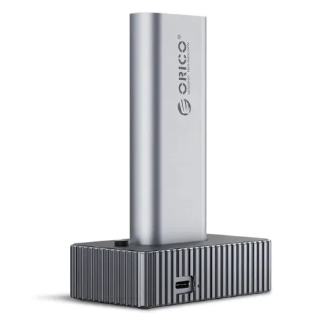 Orico Storage - Case/Docking Station - M.2 NVMe/NGFF - IT18C3-GY