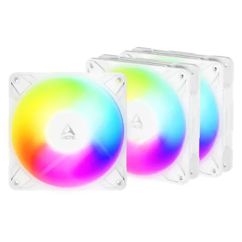 Arctic Fan Pack 3-in-1 - P12 Pro Reverse A-RGB (White)