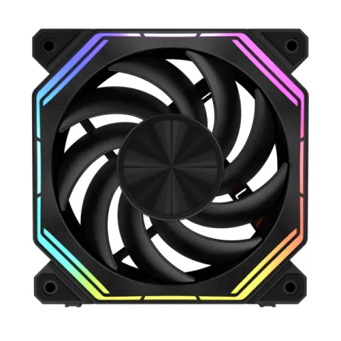 Darkflash Fan Pack 3-in-1 3x120mm - INF34 Black, Daisy-Chain, Addressable RGB