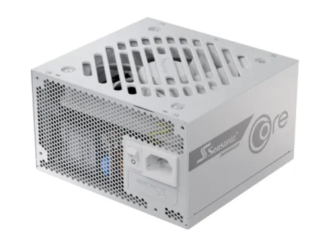 Seasonic PSU ATX 3.1 650W Gold, Full Modular, PCIe 5.1 - CORE GX-650 V2 White - SRP-CGX651-A5A32SF-W