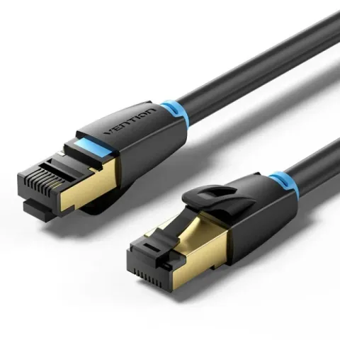 Vention LAN SFTP Cat.8 Patch Cable - 3.0M Black 40Gbps - IKABI