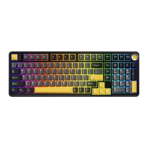 Marvo Wireless Gaming Mechanical keyboard Titan 98 - KG986W Black - Banana Crystal [Linear]