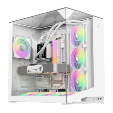 Gamemax Case ATX - NEX C56 VC WH
