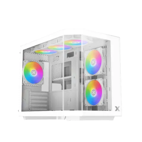 Xigmatek Case mATX - Cubi M Arctic - 6 ARGB Fans
