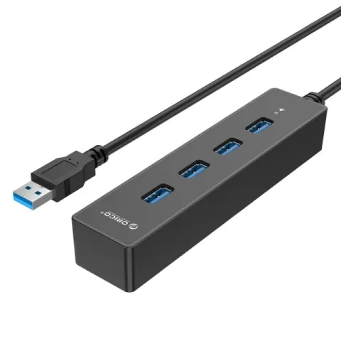 Orico USB3.0 HUB 4 port black - W8PH4-U3-BK
