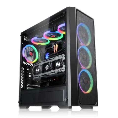 Raijintek Case EATX - PONOS MS4 - 4 x 120mm ARGB Fans, Mesh