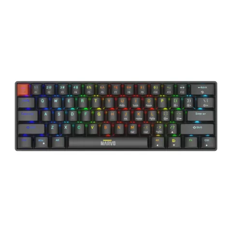 Marvo Gaming Mechanical keyboard Saber 61 KG933G - 61 keys, Red Switches [Linear]