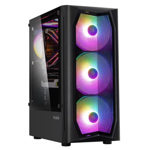 Zalman Case ATX - N4 - RGB, Tempered Glass