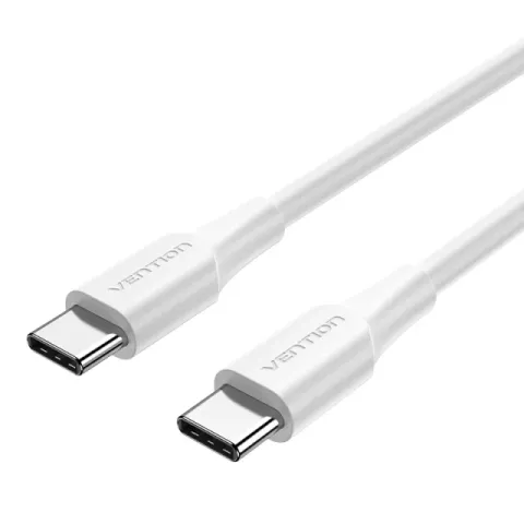 Vention USB 2.0 Type-C to Type-C - 1M White 3A Fast Charge - TAXWF