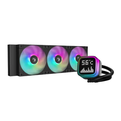 DeepCool Water Cooling LP360 - LCD Screen, A-RGB