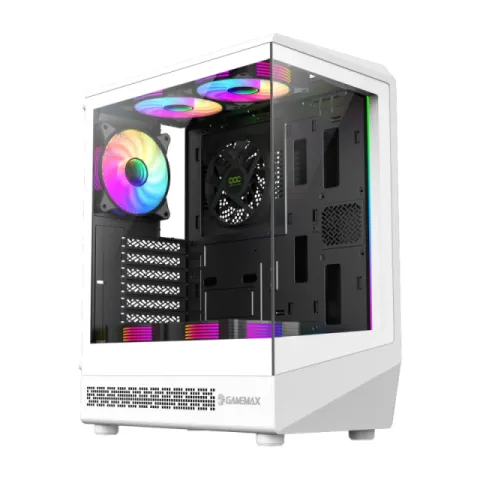 Gamemax Case ATX - Vista COC AW - 5 x 120 mm A-RGB Fans, MB Plate COC Fan