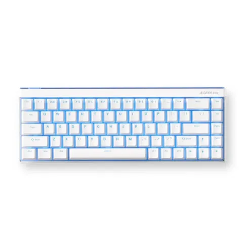 MCHOSE Gaming Mechanical Keyboard Ace 68 Air - 8K, Mount Tai Magnetic Switch GT [Tactile] (English US), White